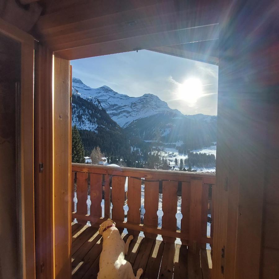 Chambre d'hôtes L'ours Bleu Les Diablerets Exterior foto