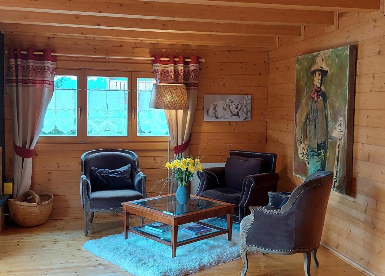 Chambre d'hôtes L'ours Bleu Les Diablerets Exterior foto
