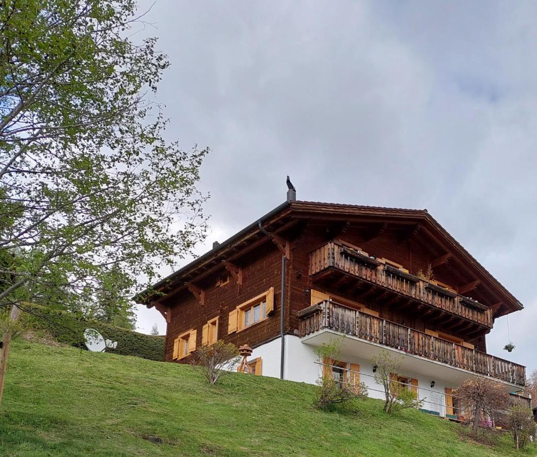 Chambre d'hôtes L'ours Bleu Les Diablerets Exterior foto