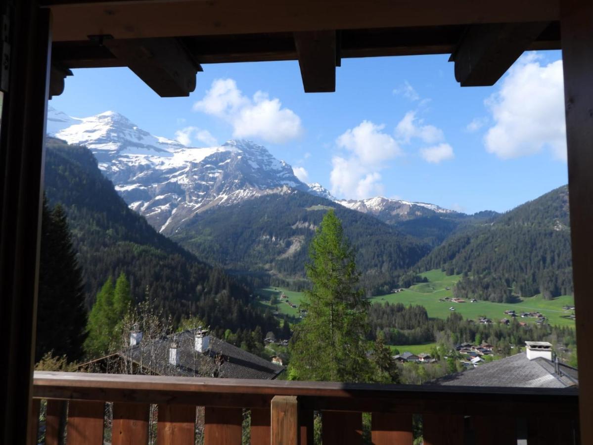Chambre d'hôtes L'ours Bleu Les Diablerets Exterior foto