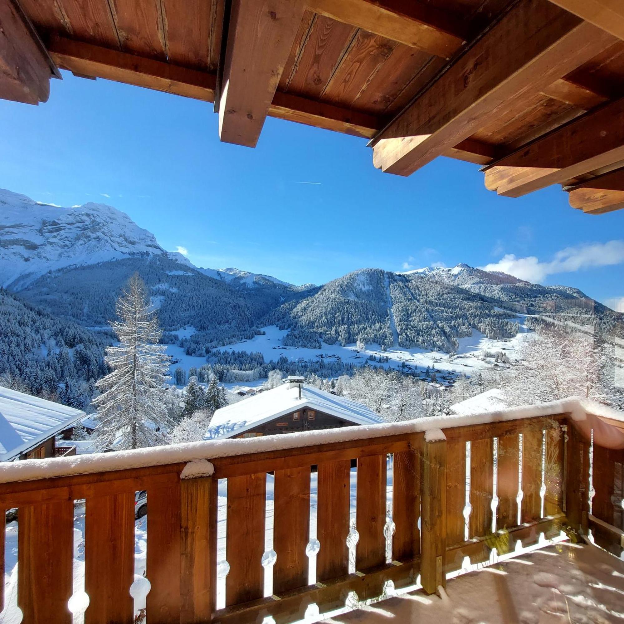 Chambre d'hôtes L'ours Bleu Les Diablerets Exterior foto